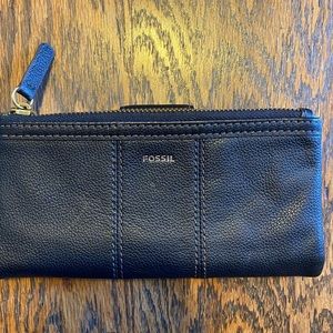 Fossil black wallet